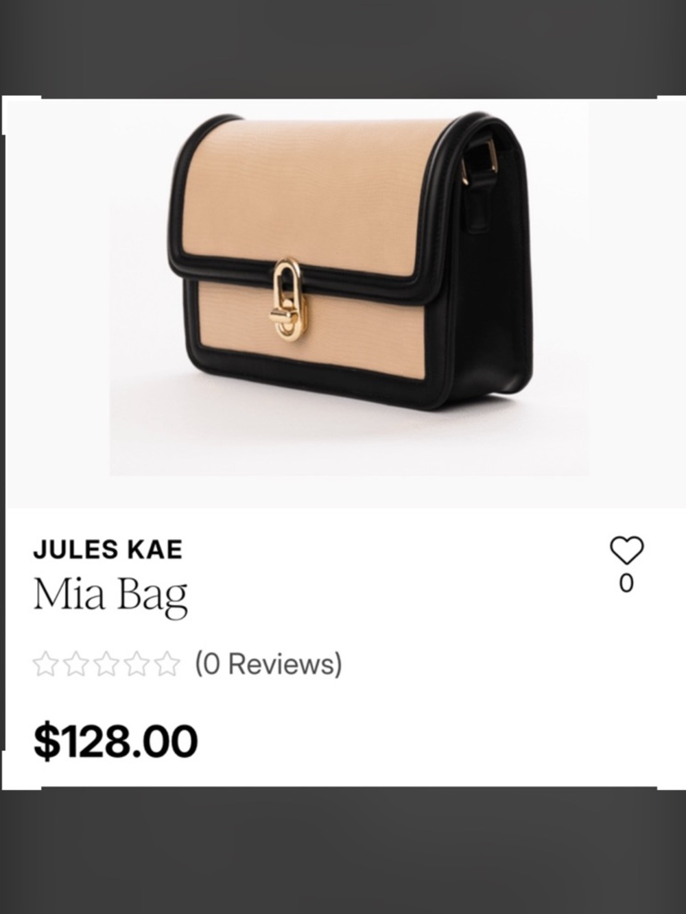 New Jules kae bag